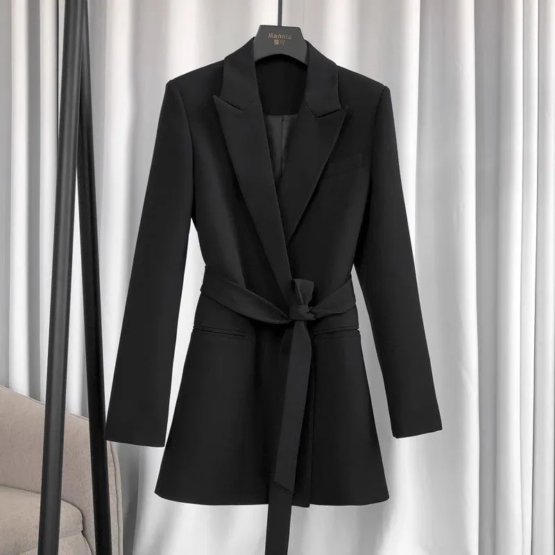 2023 New Style Chic Suit Formal Suit Jacket Women Black    S3471