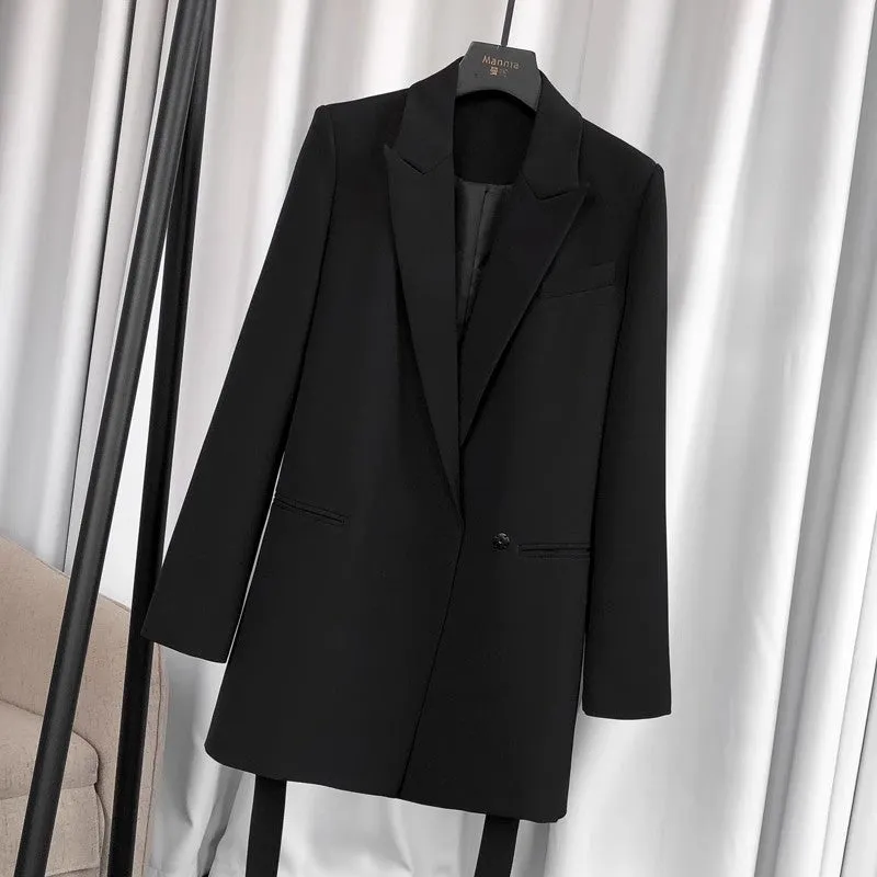 2023 New Style Chic Suit Formal Suit Jacket Women Black    S3471