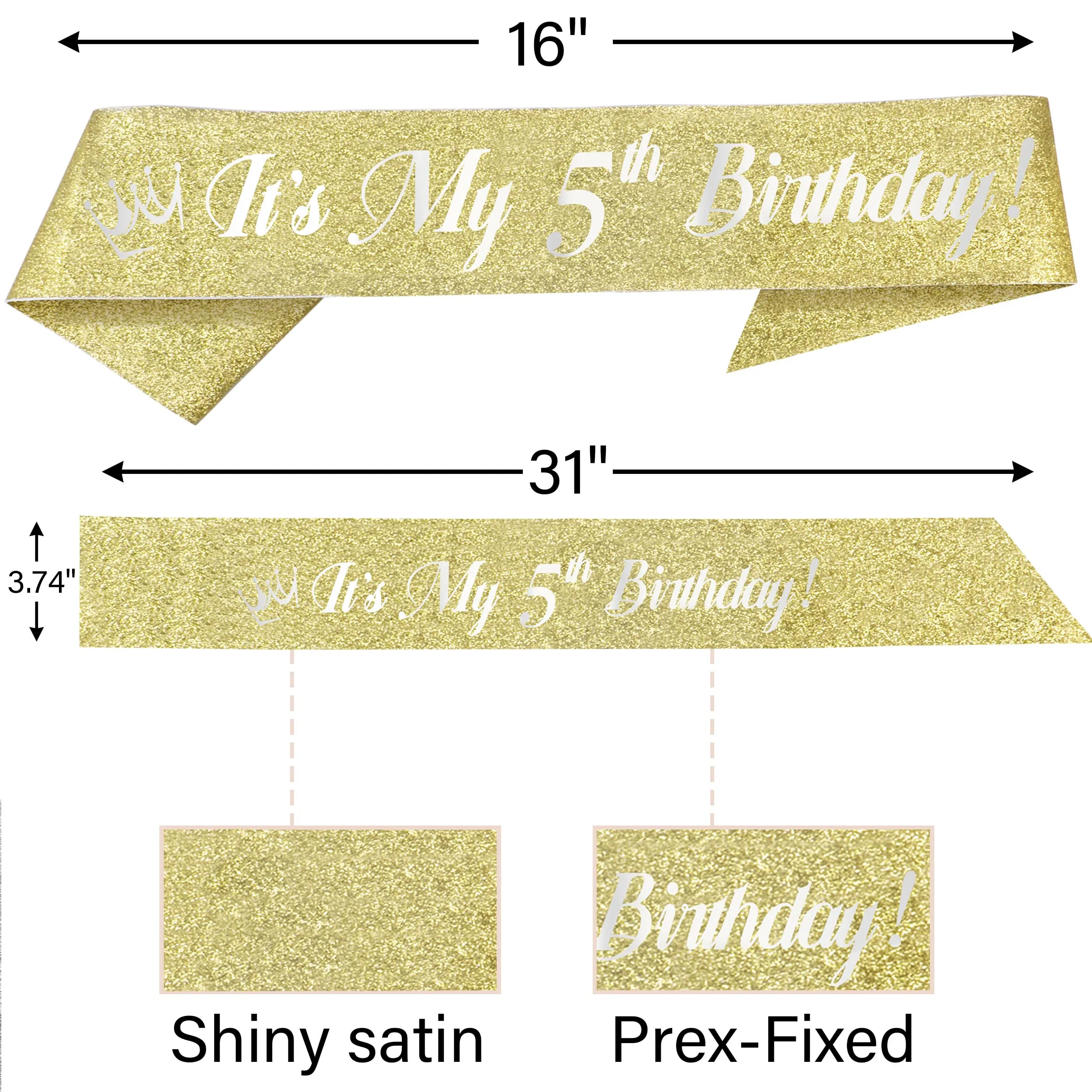 5th Birthday, 5th Birthday Gifts for Girls, 5th Birthday Decorations for Girl, 5th