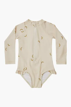 Baby Girl Swim Rylee   Cru Rashguard Bananas