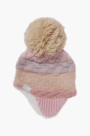 Baby Hat North Face Fair Isle Cameo Pink