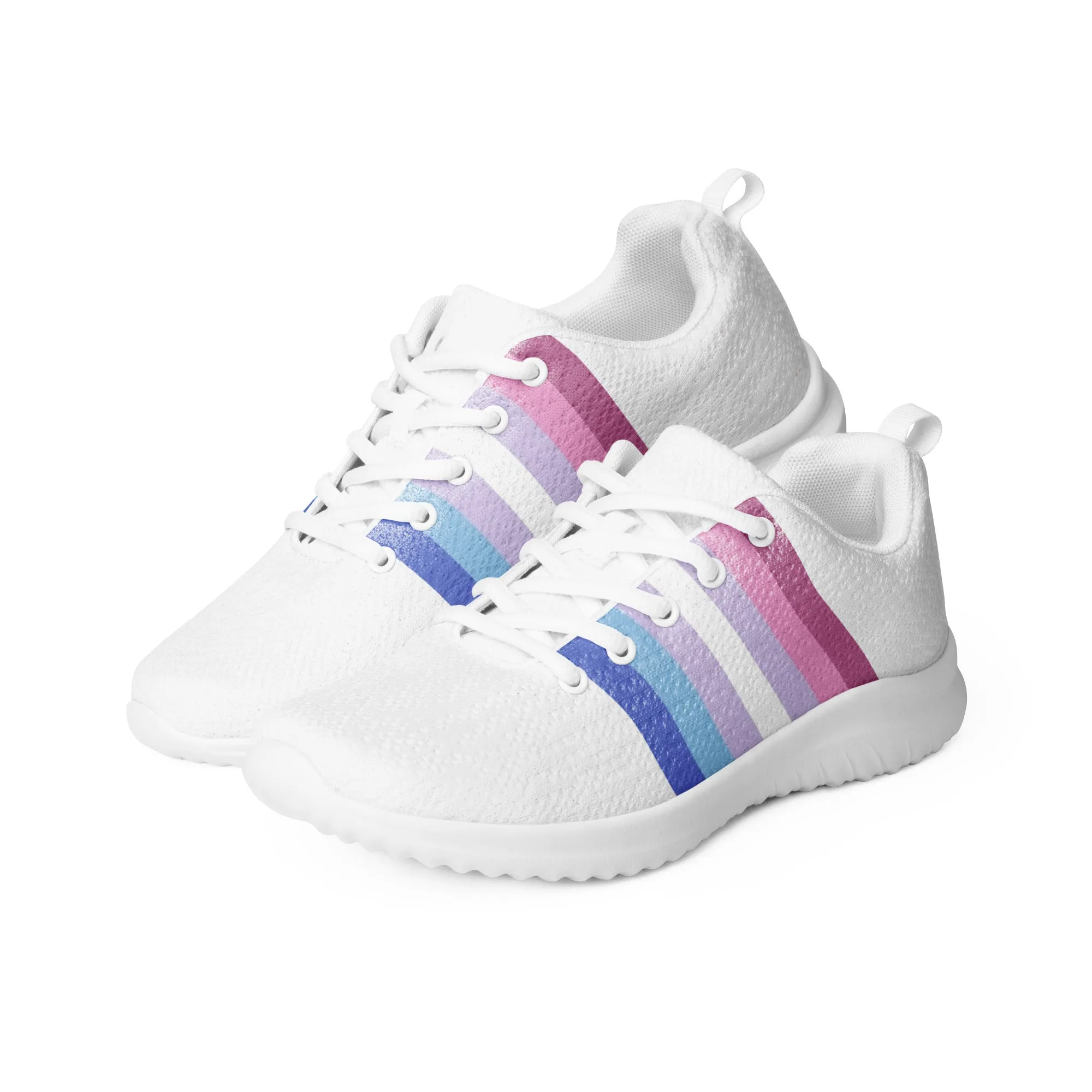 Bigender Pride Flag Women’s Athletic Shoes