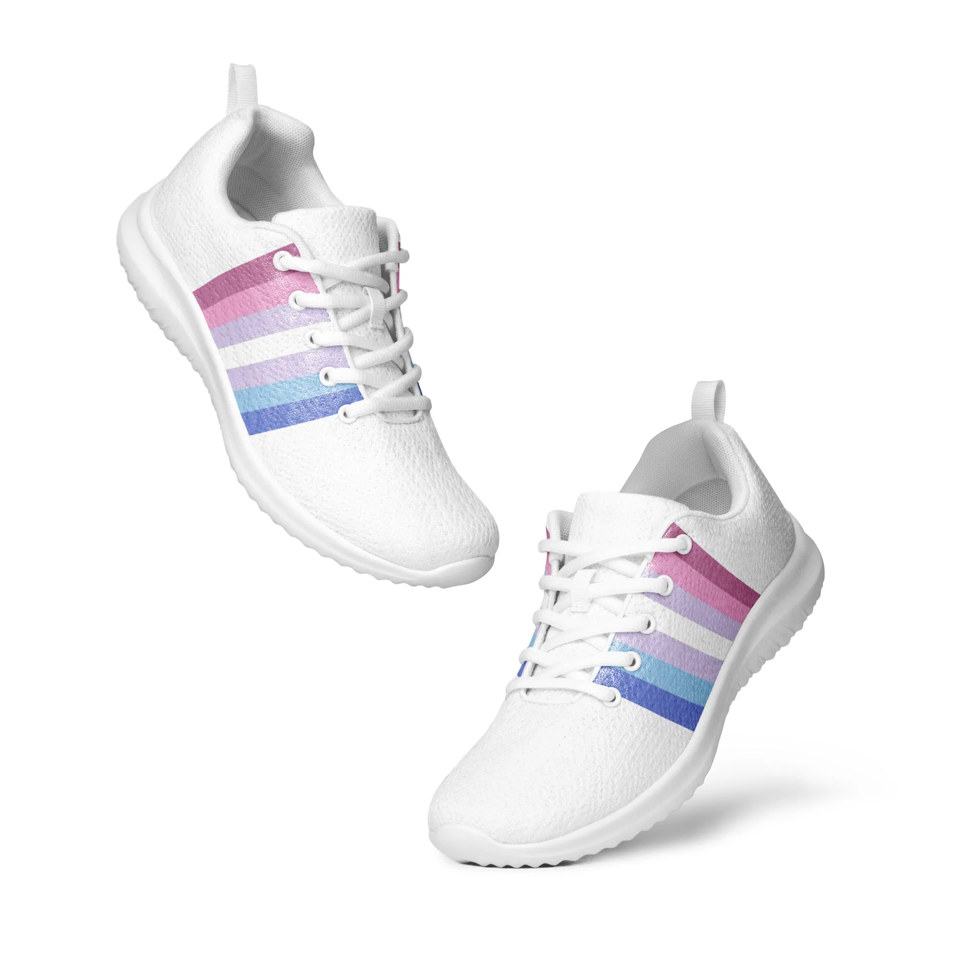 Bigender Pride Flag Women’s Athletic Shoes