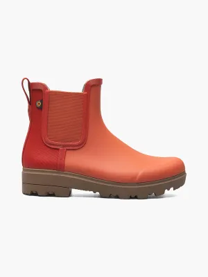 Bogs Amanda Holly Waterproof Chelsa Boot in Burnt Orange