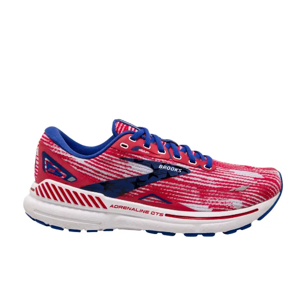 Brooks Men's Adrenaline GTS 23 Red/White/Blue