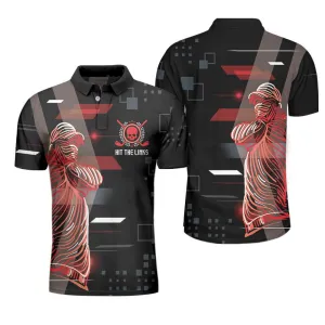 Can'T Wait To Hit The Links Golf Digital Style Polo Shirt, Modern Skull Polo Shirt, Best Golf Shirt For Men Coolspod