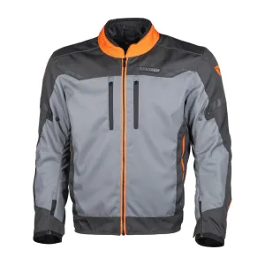 Cortech Men's Aero-Tec Jacket - Gun/Orange