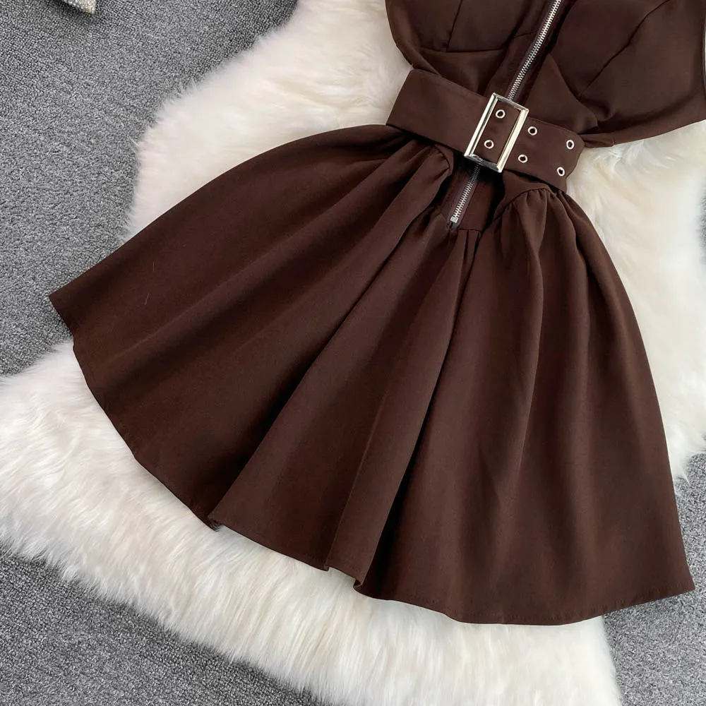 Cute A-line short dress fashion dress      S293