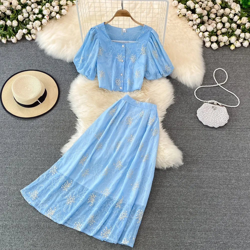 Cute two pieces dress fashion dress    S134