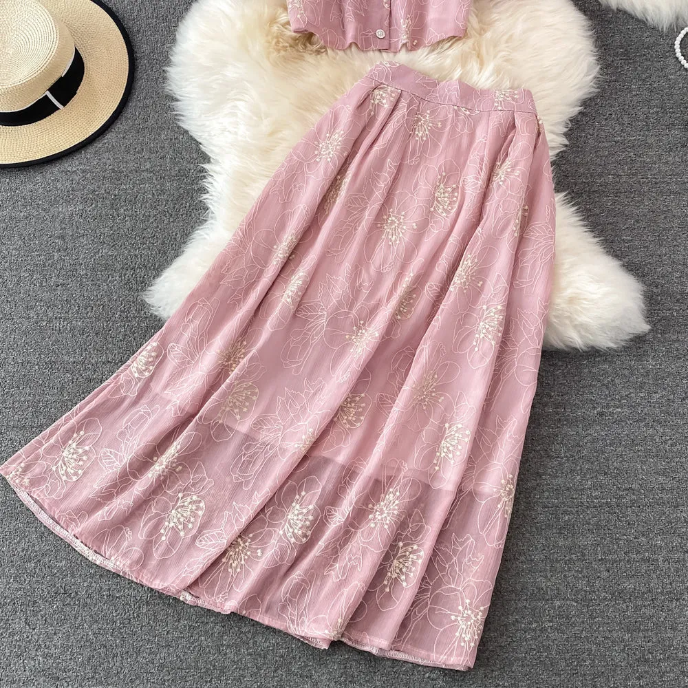 Cute two pieces dress fashion dress    S134