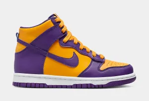 Dunk High Lakers Grade School Lifestyle Shoes (Purple/Yellow)