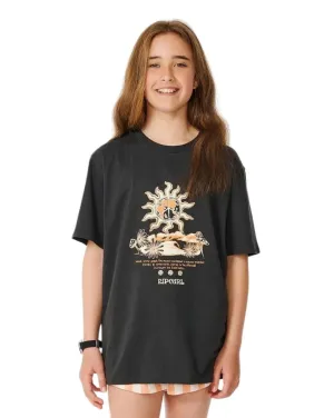 Earth Waves Art Tee - Kids