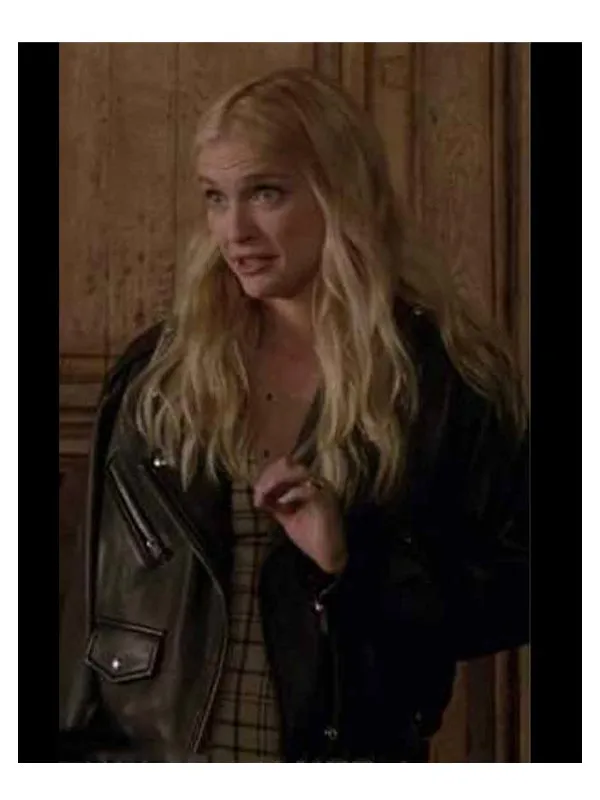 Emily In Paris Camille Razat Leather Jacket