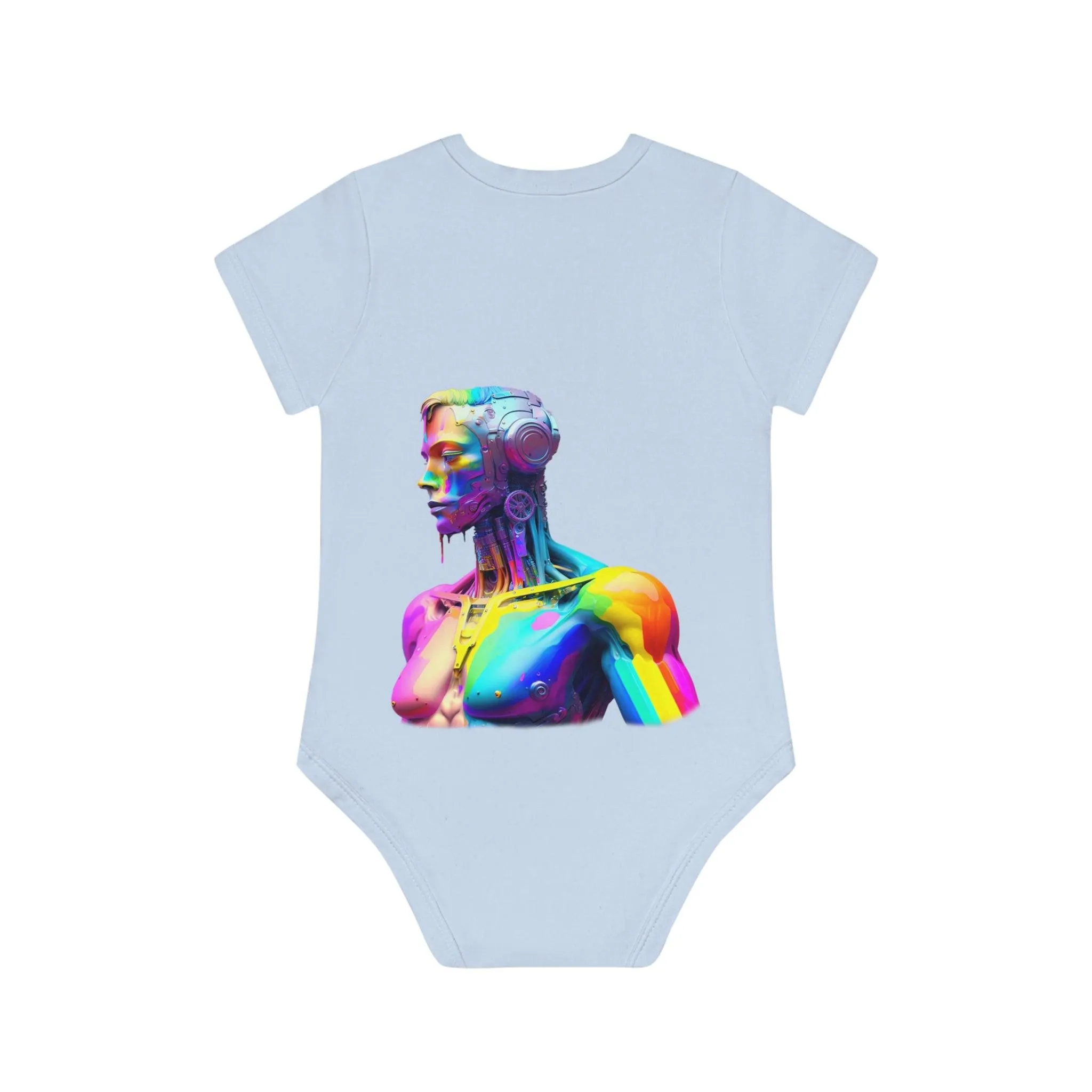 ,,FUTURE" Baby Organic Short Sleeve Bodysuit