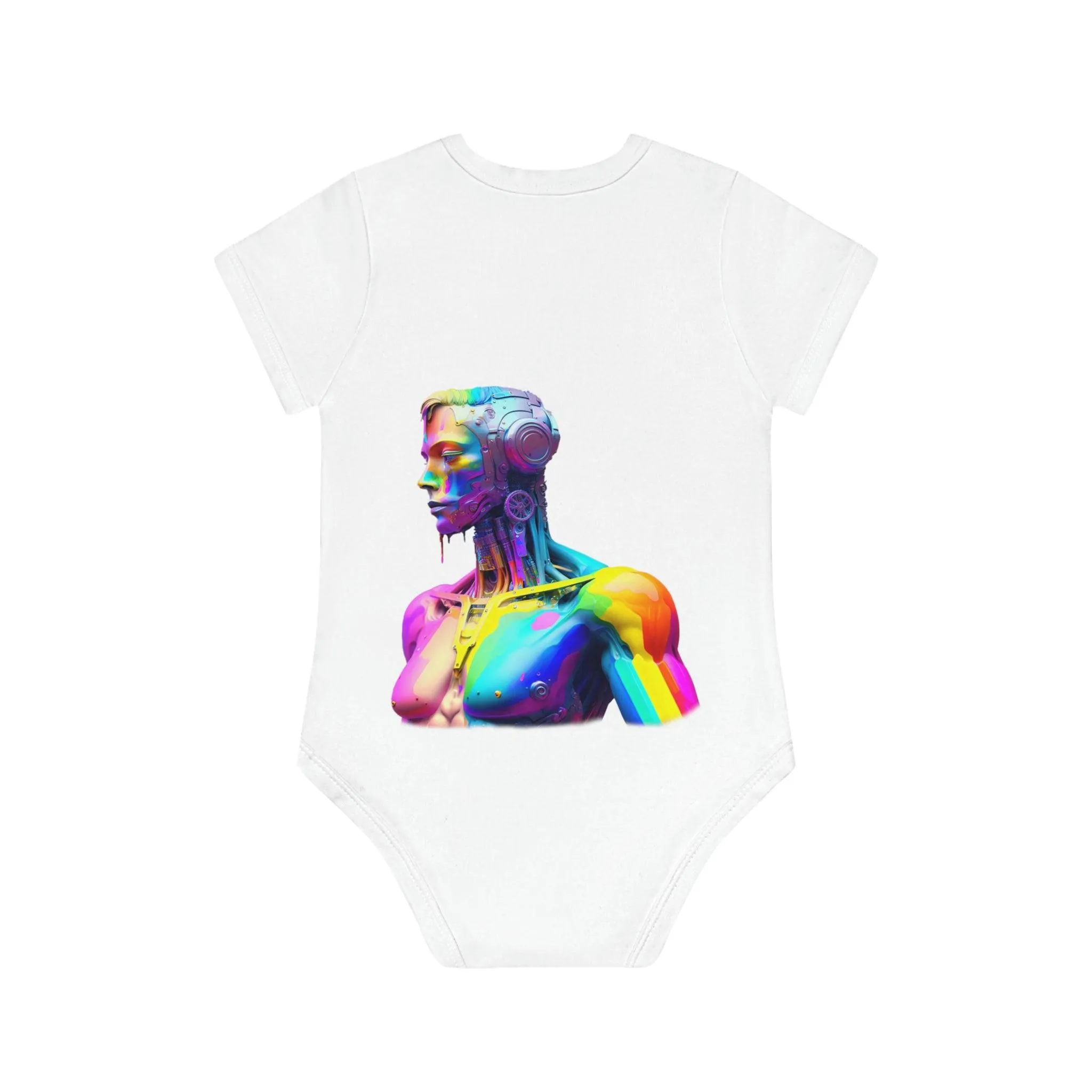 ,,FUTURE" Baby Organic Short Sleeve Bodysuit