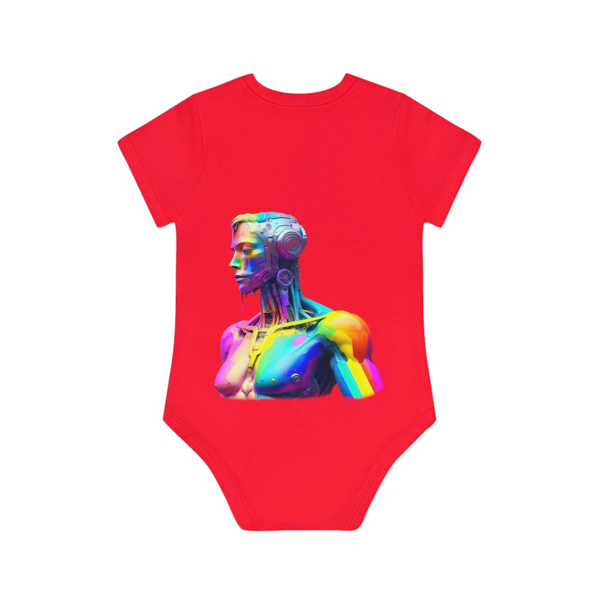 ,,FUTURE" Baby Organic Short Sleeve Bodysuit