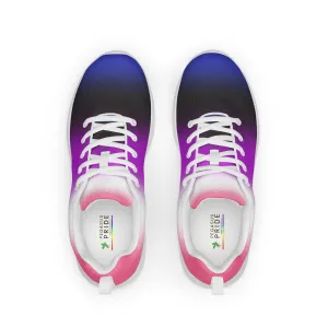 Genderfluid Pride Women’s Athletic Shoes - Ombre