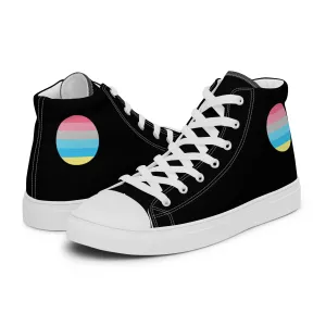 Genderflux Pride Men’s High Top Canvas Athletic Shoes