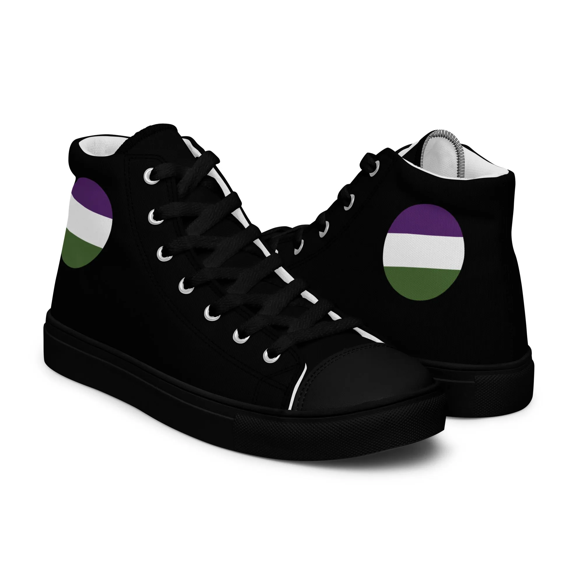 Genderqueer Women’s High Top Canvas Athletic Shoes