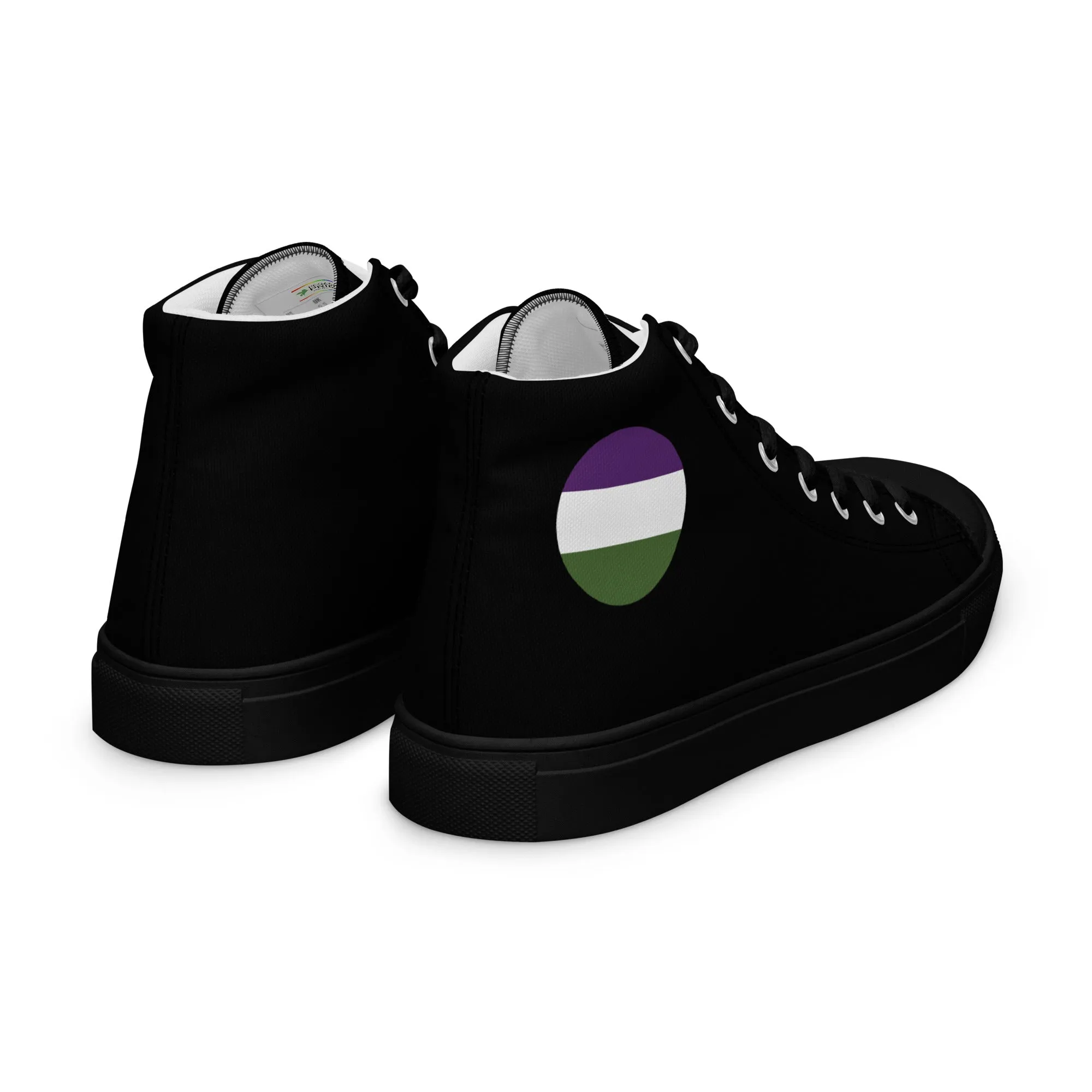 Genderqueer Women’s High Top Canvas Athletic Shoes