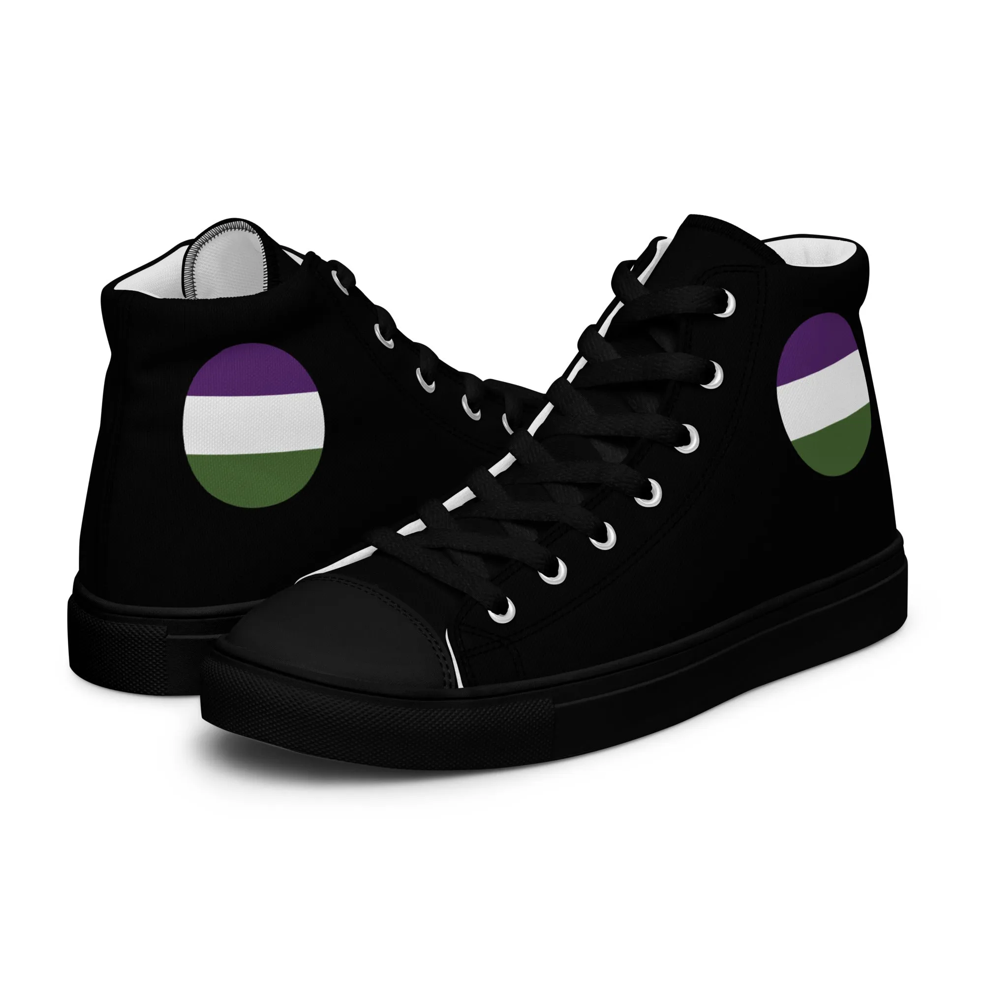 Genderqueer Women’s High Top Canvas Athletic Shoes