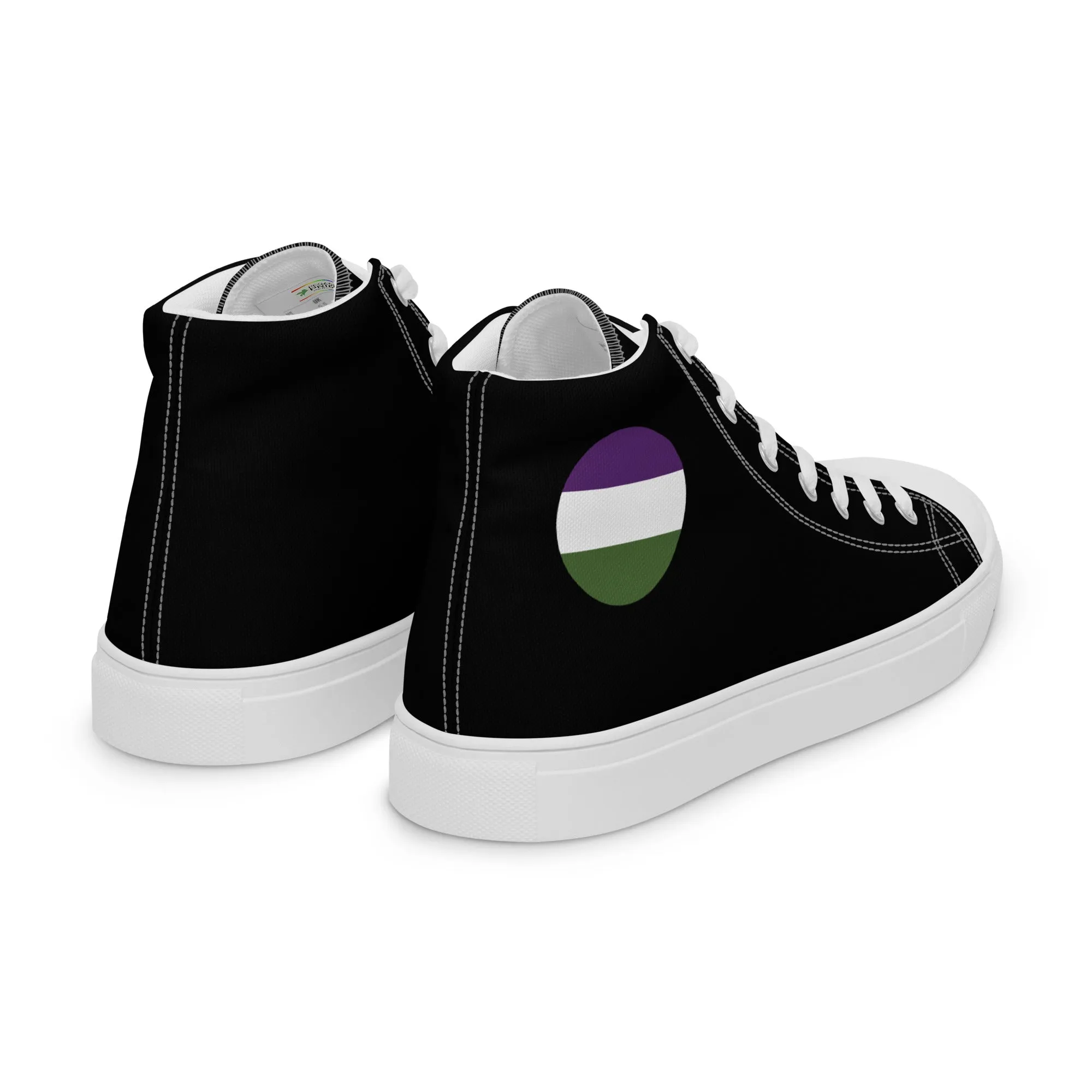 Genderqueer Women’s High Top Canvas Athletic Shoes