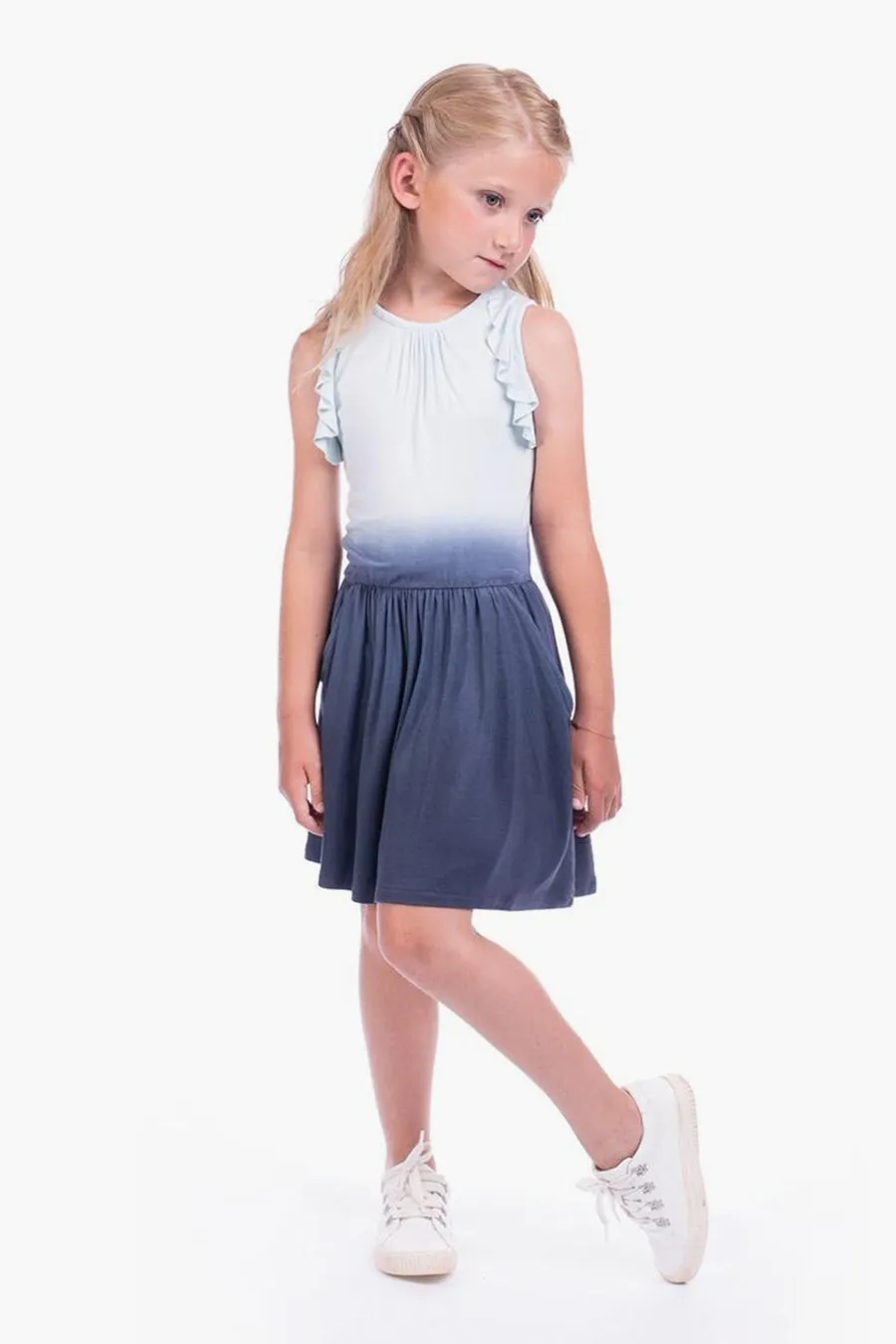 Girls Dress Imoga Jill Navy