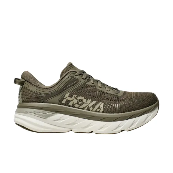 HOKA Men's Bondi 7 (Wide Width) Olive