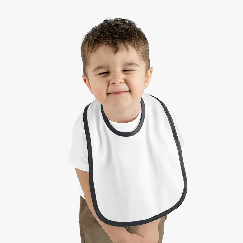 IAC KIDS Clothing Baby Contrast Trim Jersey Bib