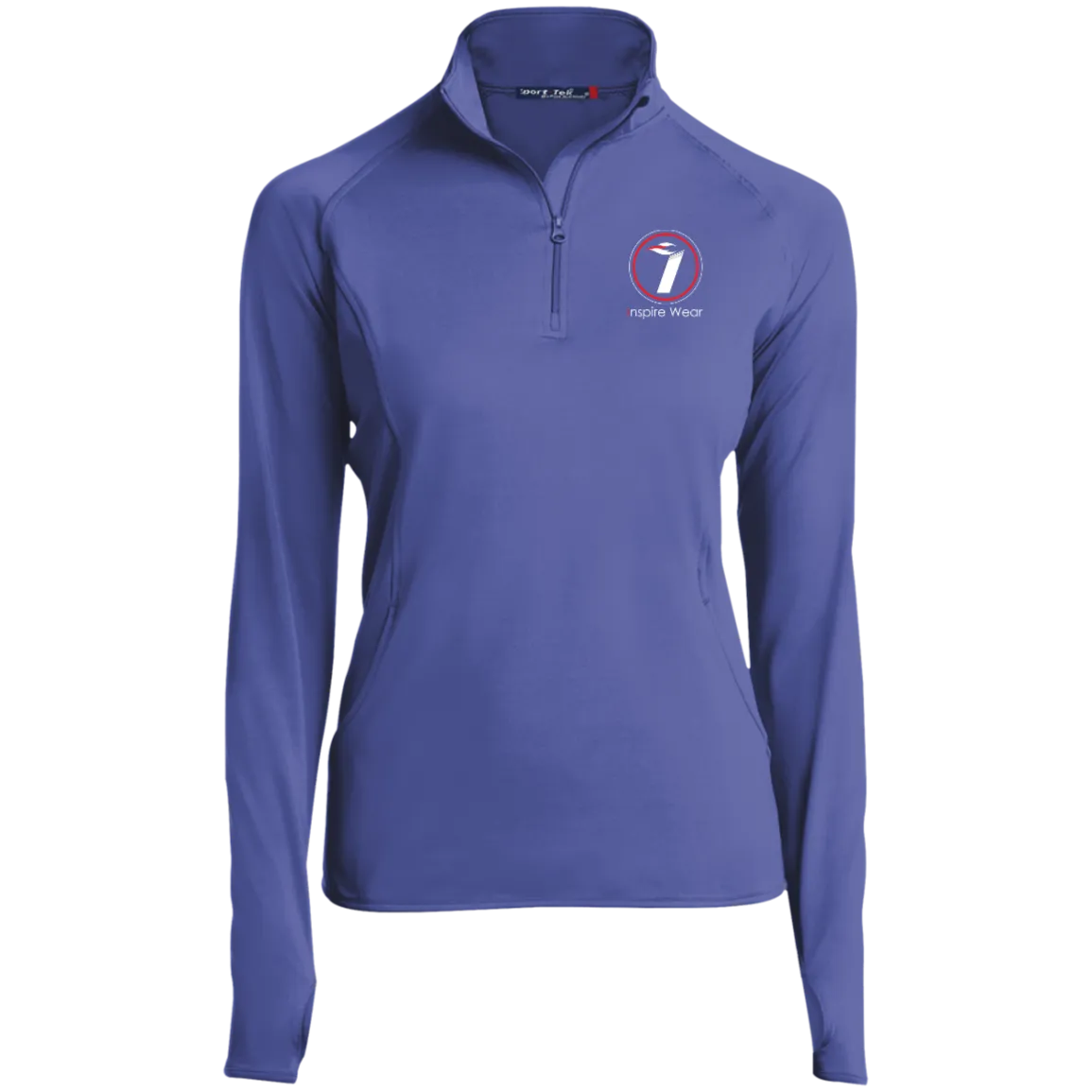 Inspire Wear logo Ladies' 1/2 Zip Performance Pullover