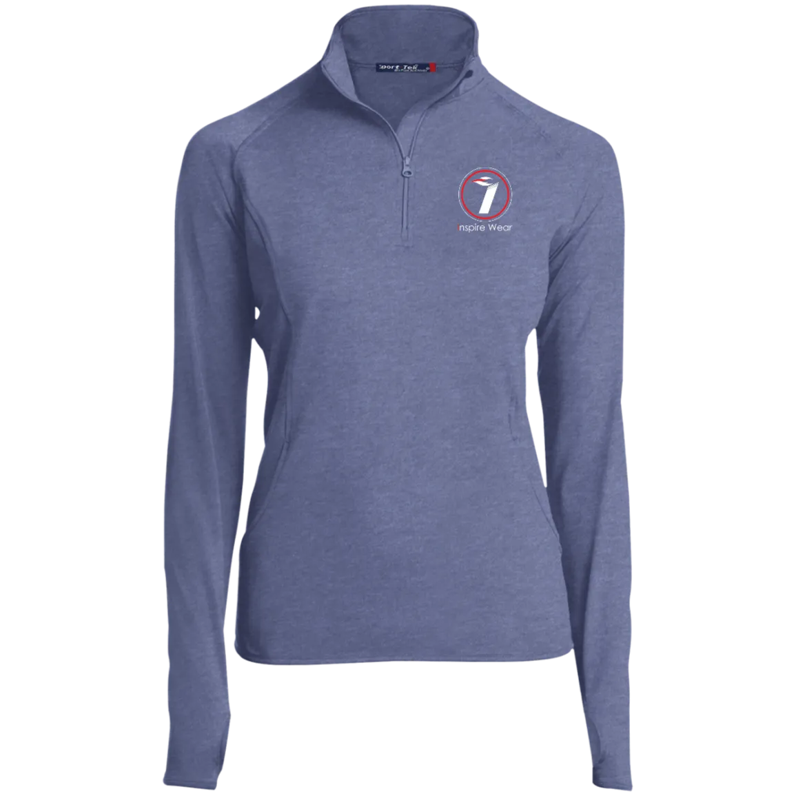 Inspire Wear logo Ladies' 1/2 Zip Performance Pullover