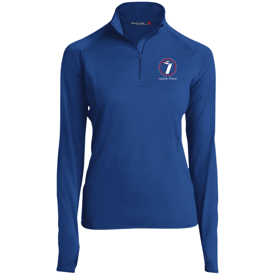 Inspire Wear logo Ladies' 1/2 Zip Performance Pullover