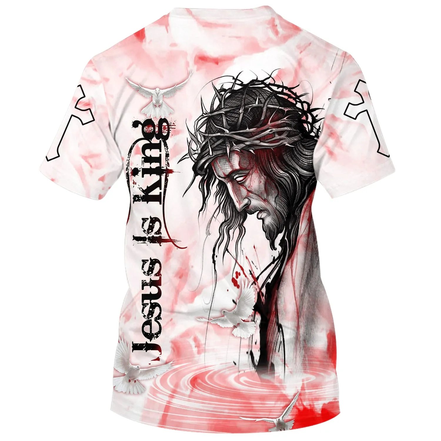 Jesus Is King 3d All Over Print Shirt - Christian 3d Shirts For Men Women