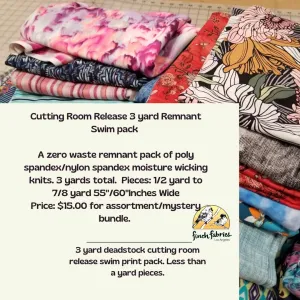 Josie's Zero Waste Pack #29 Swim Print Assortment Pack- 3 yard bundle