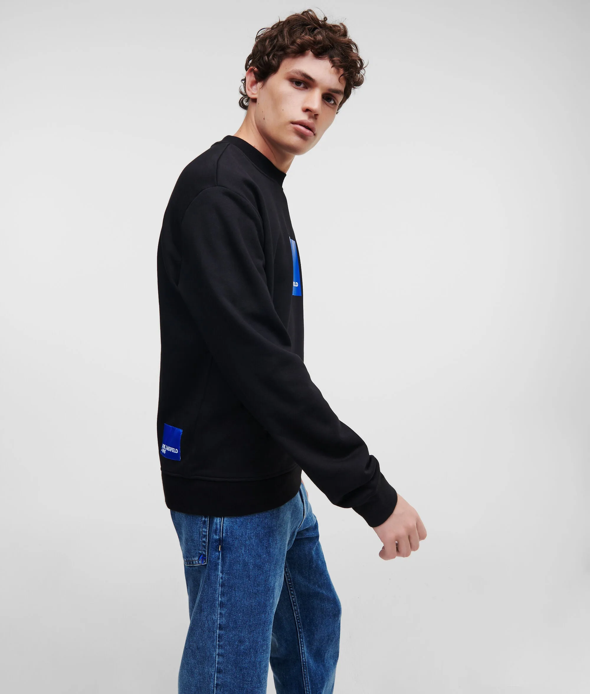 Karl Lagerfeld Regular Fit Sweatshirt | Black