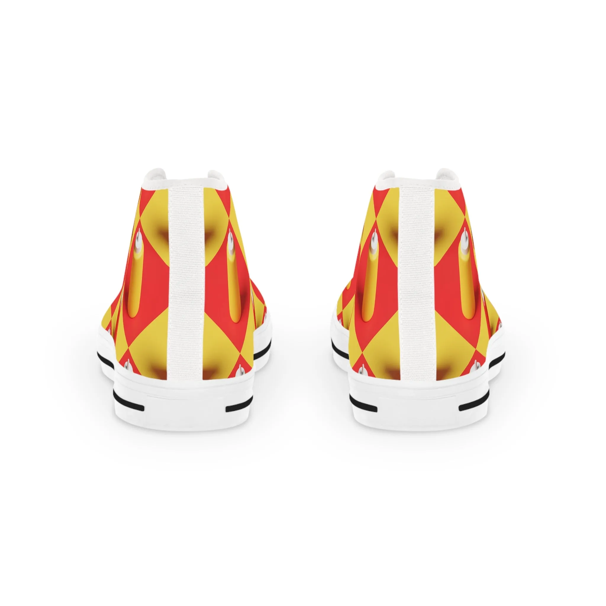 Ketchup and Mustard Men's High Top Sneakers