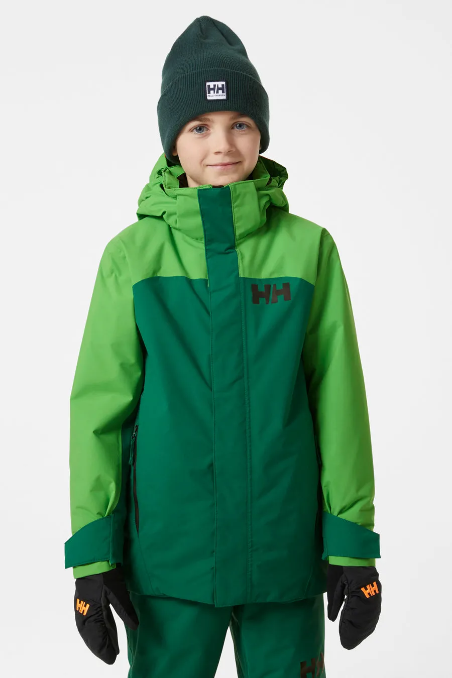 Kids Jacket Ski Helly Hansen Level Malachite (Size 14 left)