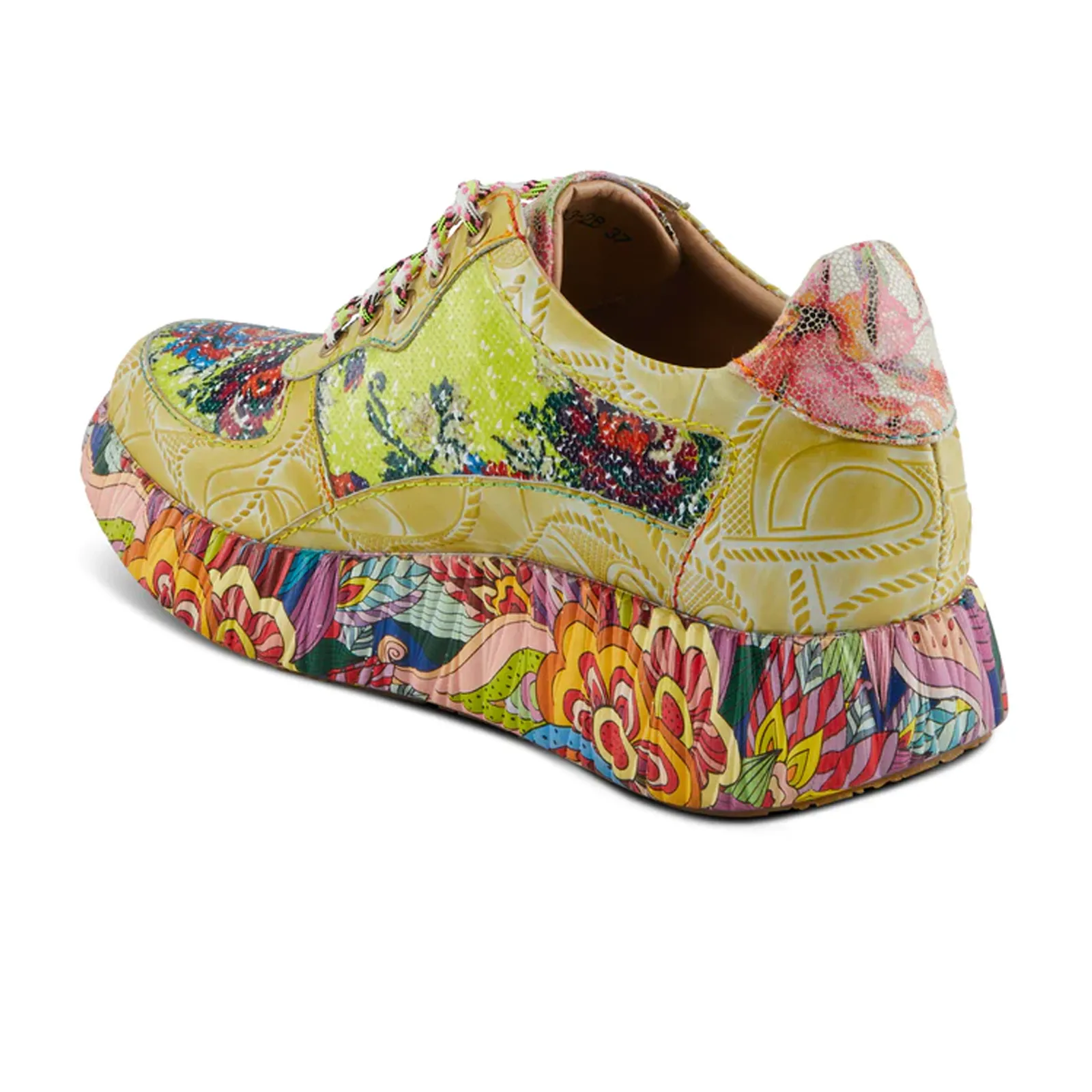 L'Artiste Caffey Sneaker (Women) - Lime Green Multi