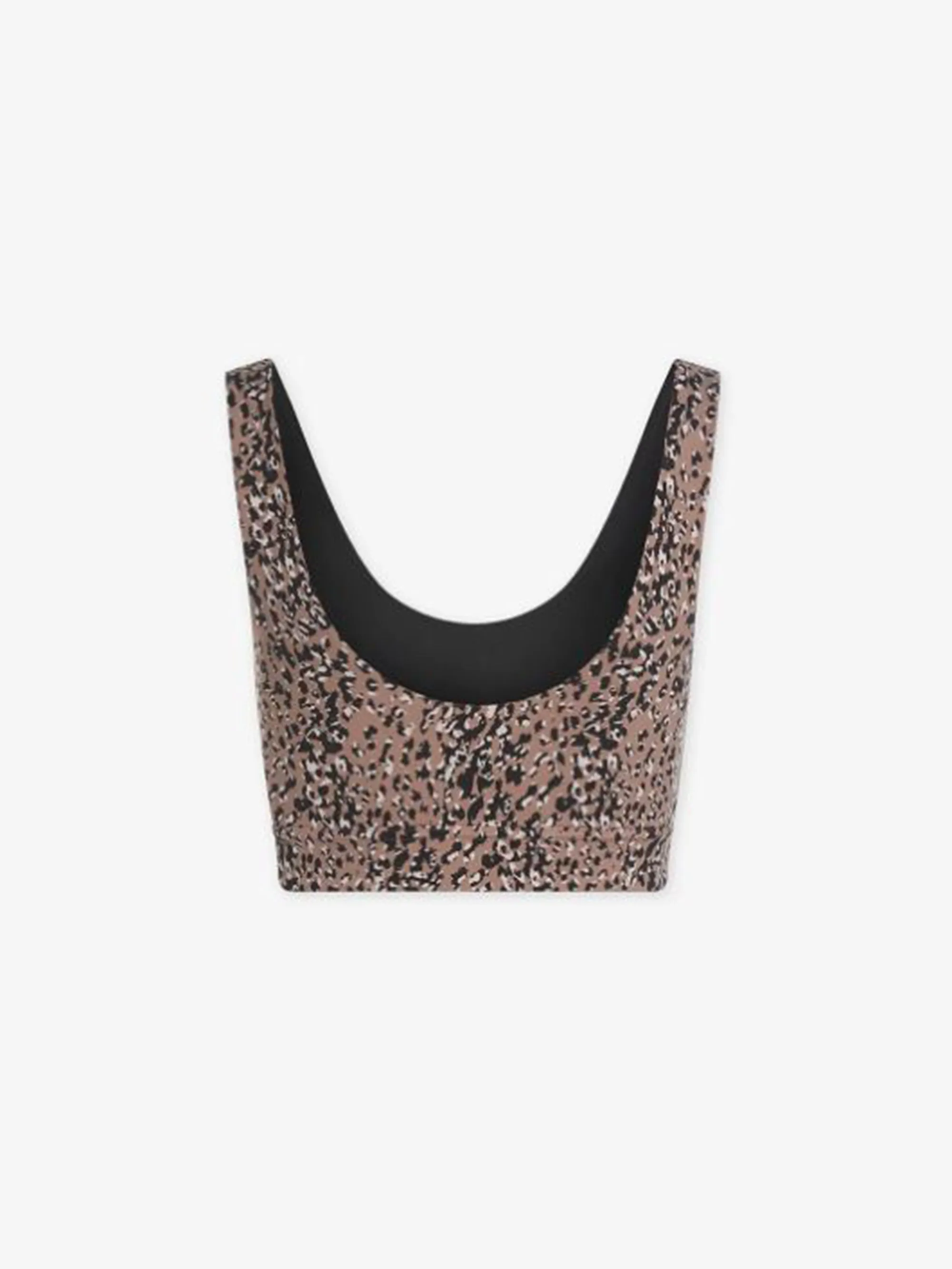 Let's Go Elsie Bralette Mauve Mix Speckle Animal Print