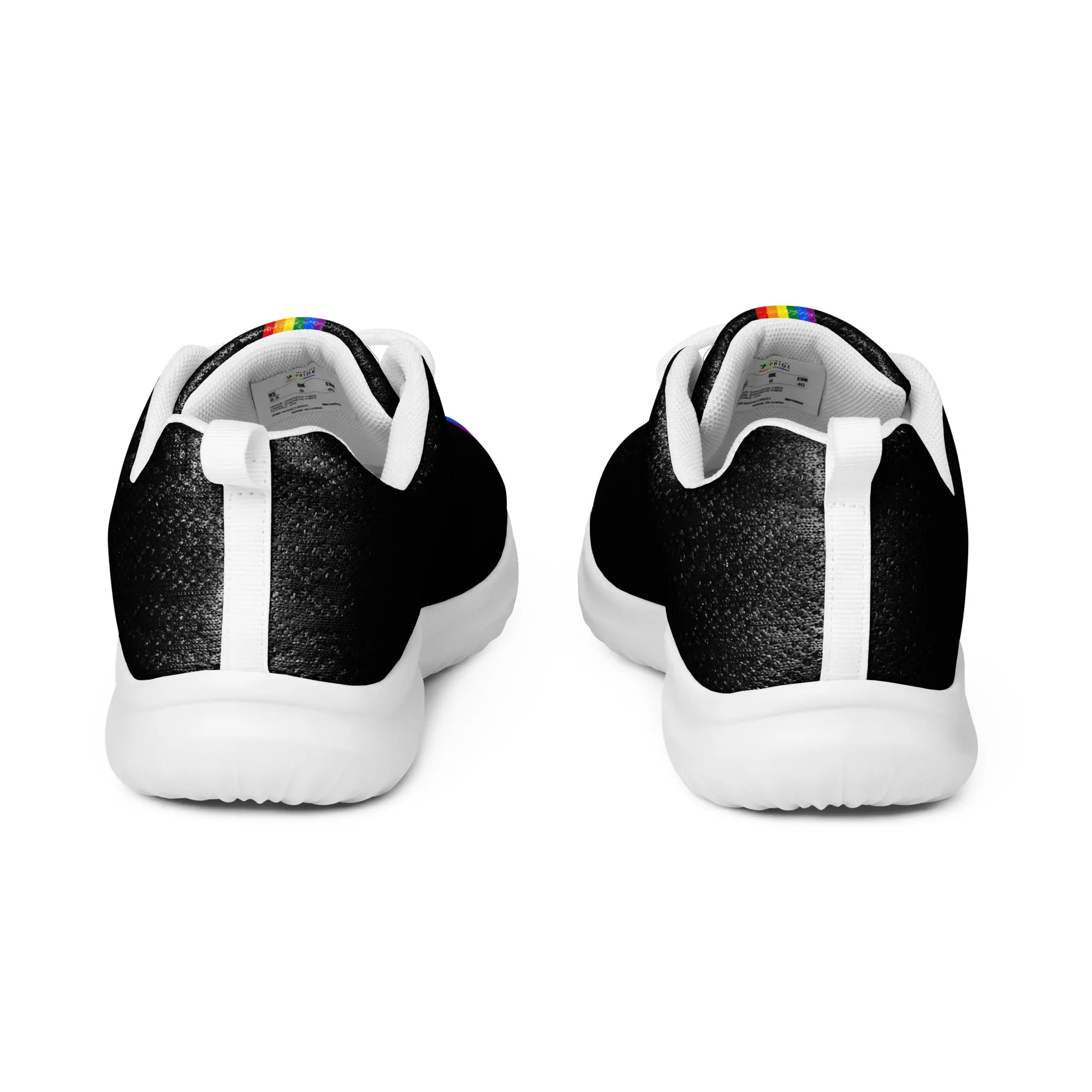 LGBTQ Pride Stripe Men’s Athletic Shoes