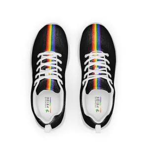 LGBTQ Pride Stripe Men’s Athletic Shoes