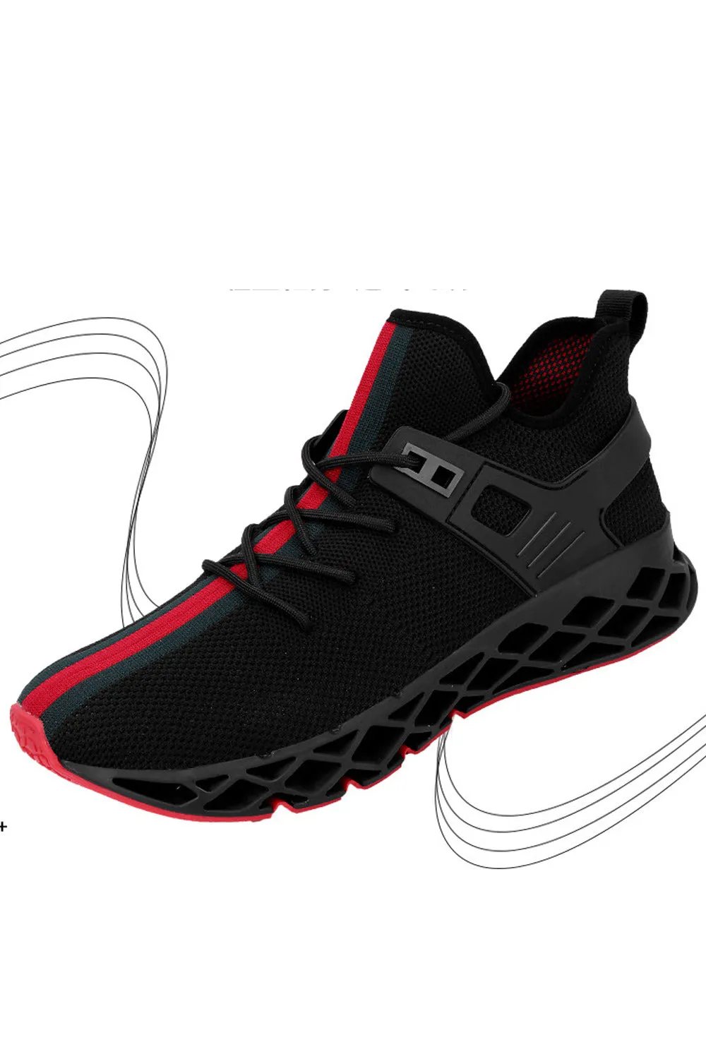 Men Front Lace Anti Slip Sweat Absorbing Sports Shoes - MSA76495