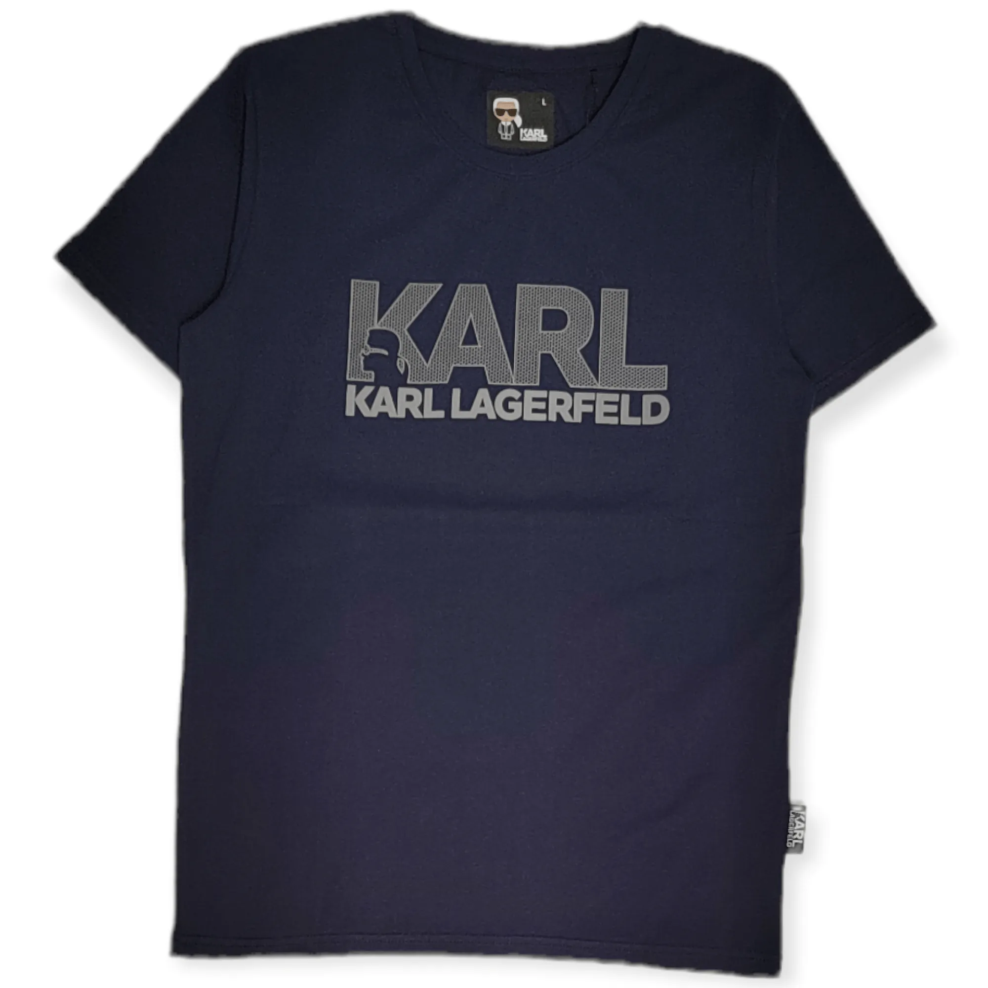 Men Round Tshirt (Karl) (Slim-Fit) - Dark Blue