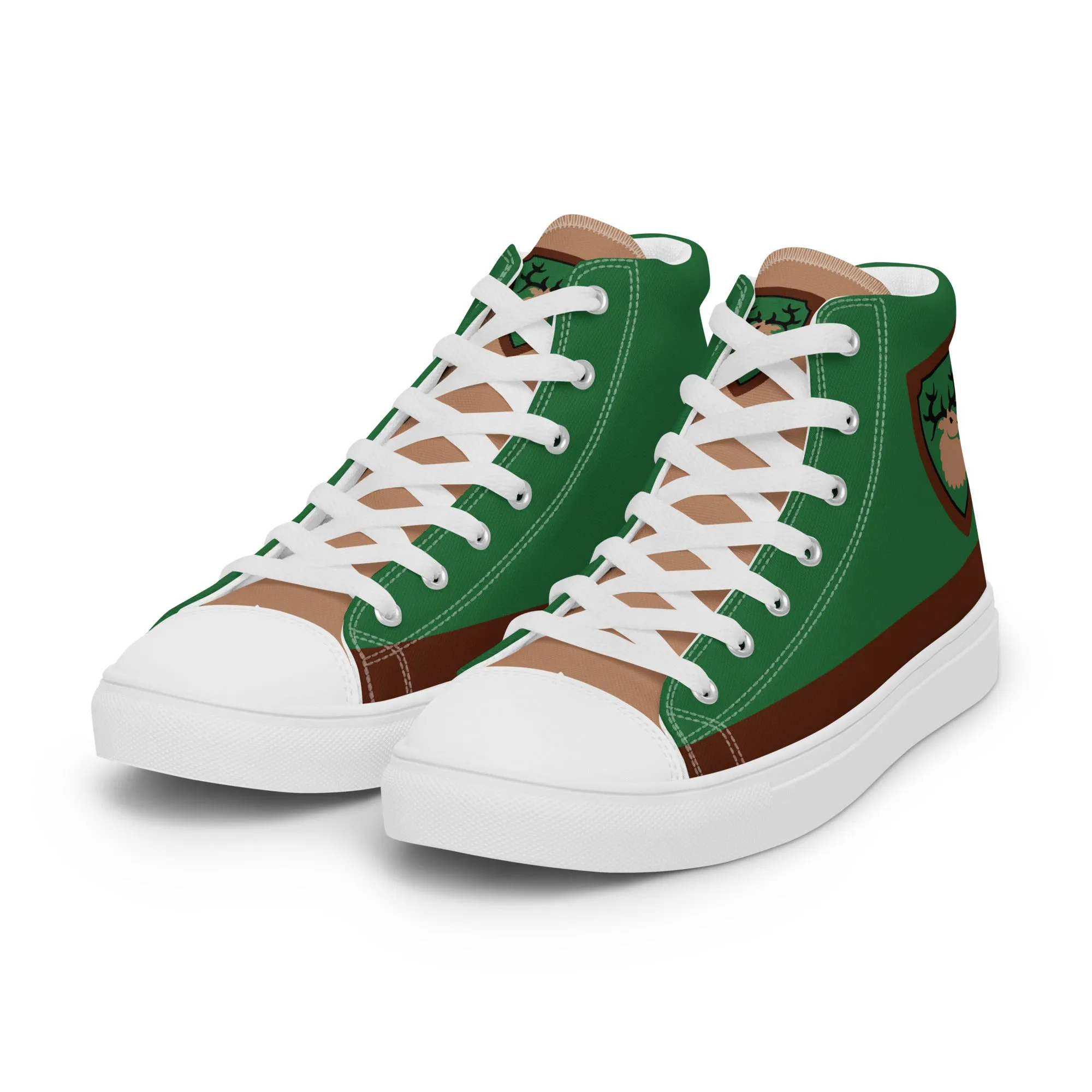 Men’s high top canvas shoes