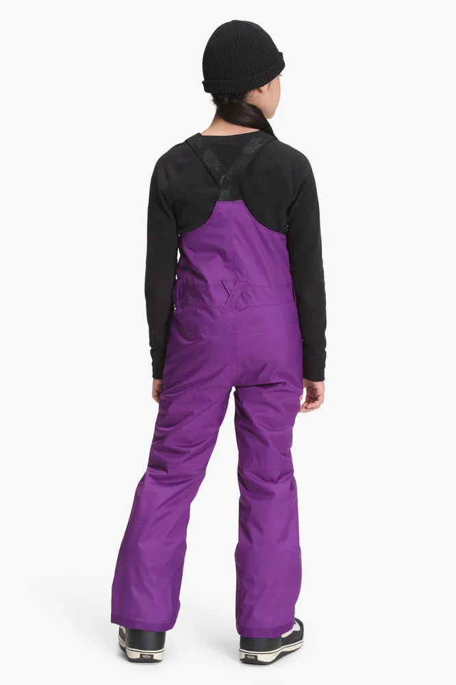 North Face Freedom Insulated Kids Bib Snowpants - Gravity Purple