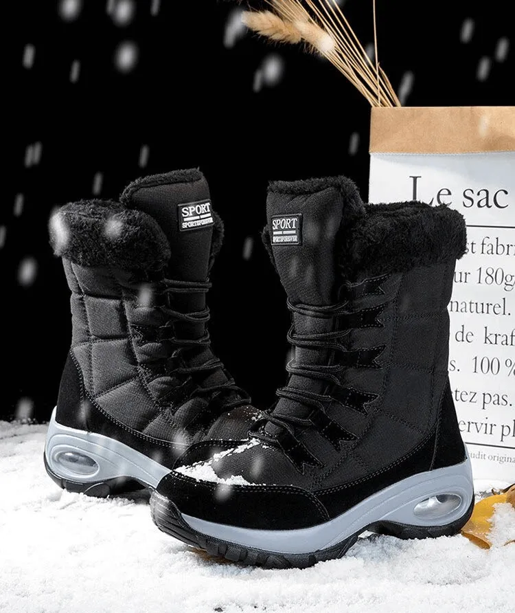 Outdoor Snow Boot for Women / Waterproof Warm Trekking Shoes - SF0288