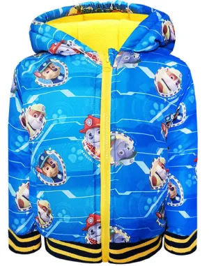 PAW Patrol Lets Snow Boy's Children's Blue Zipped Coat Hooded Jacket