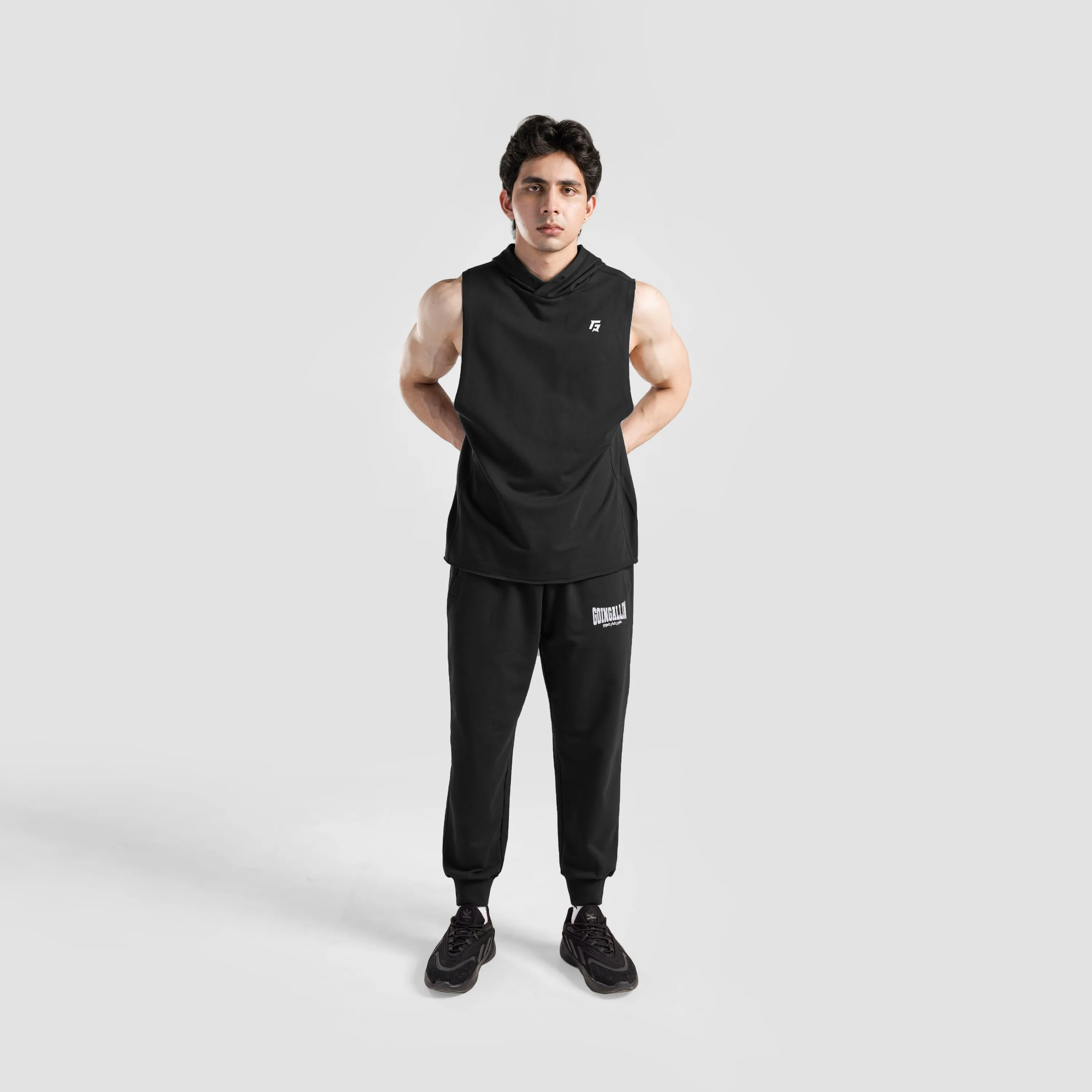 Perform Hooded Tank (Black)