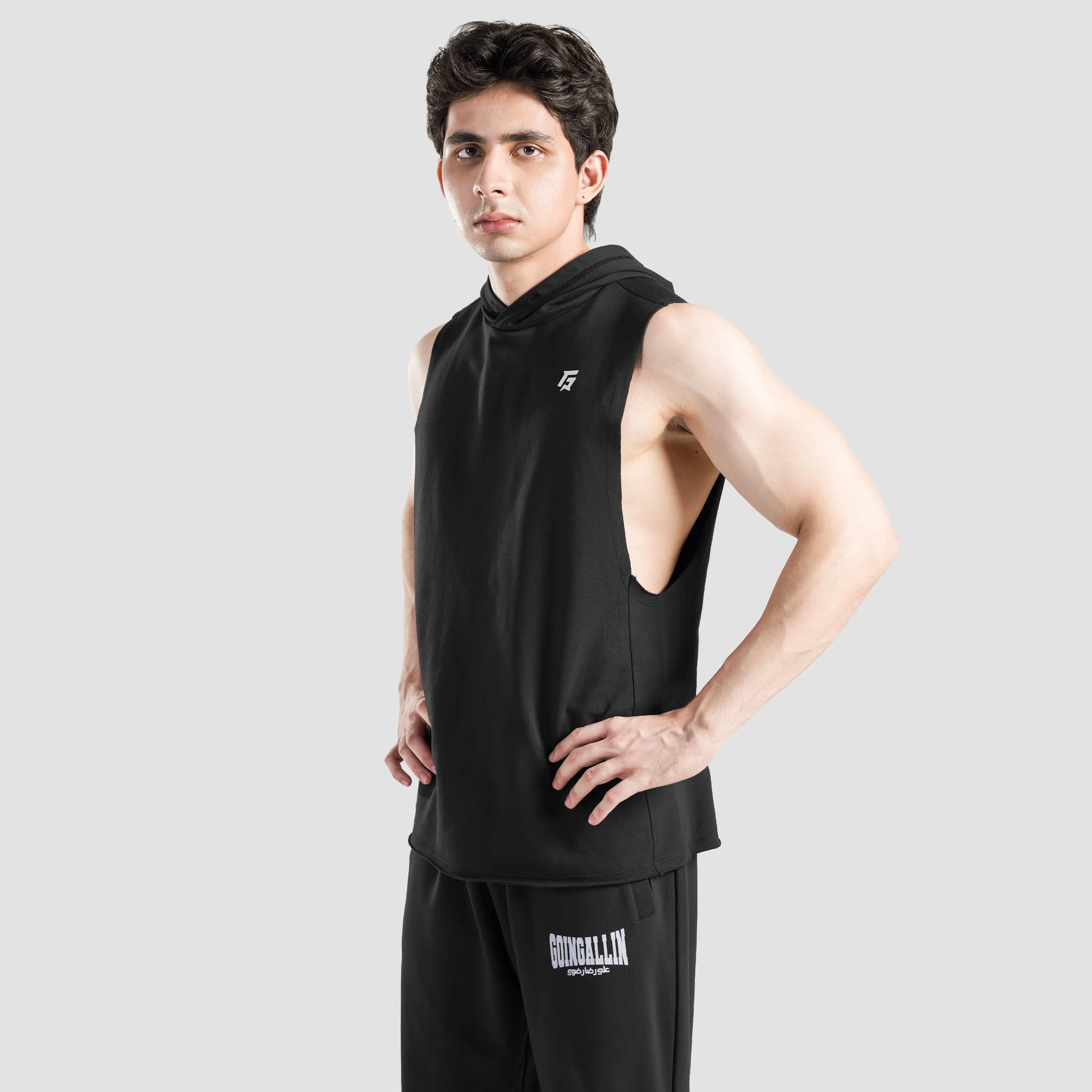 Perform Hooded Tank (Black)