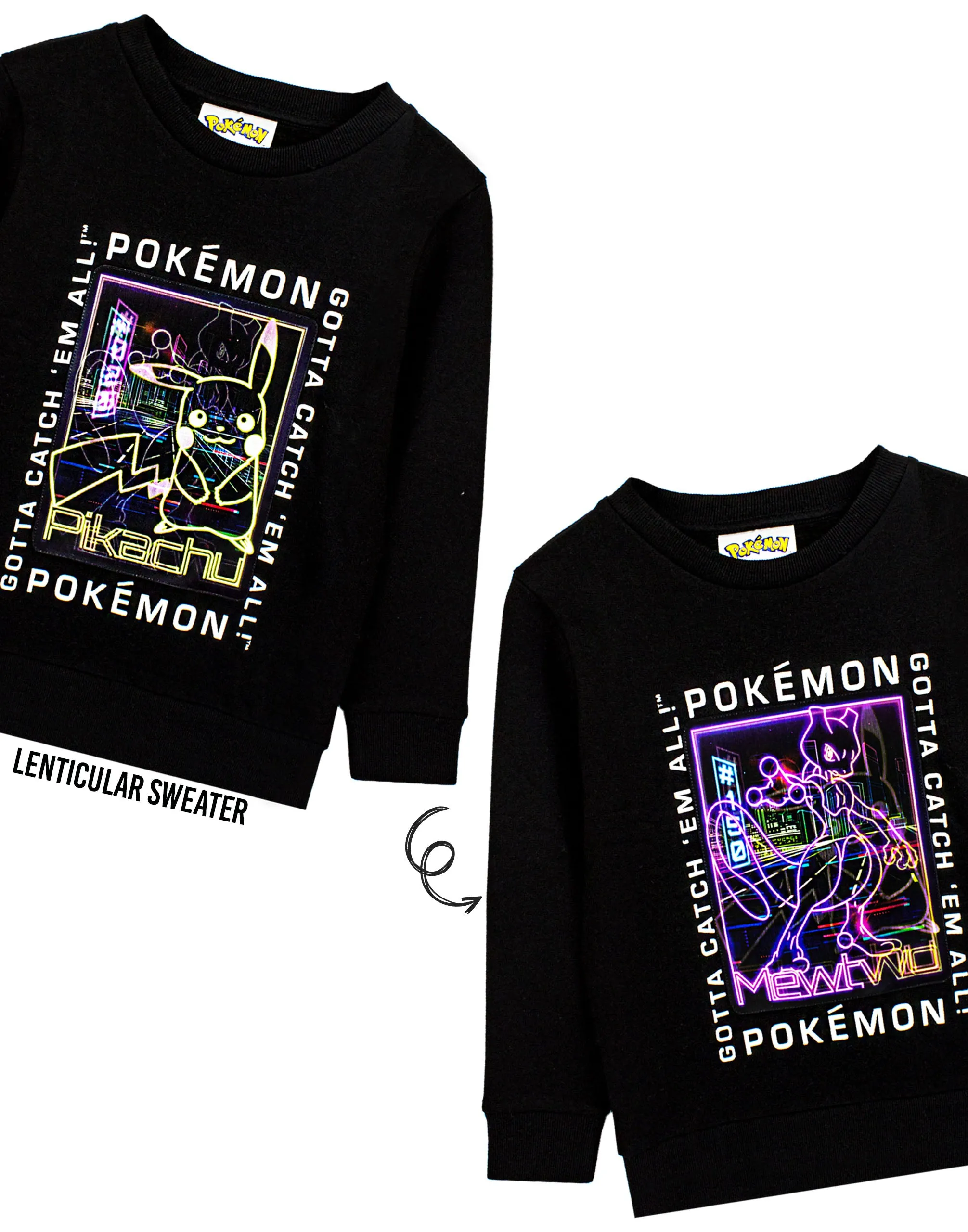 Pokemon Boys Black Sweatshirt